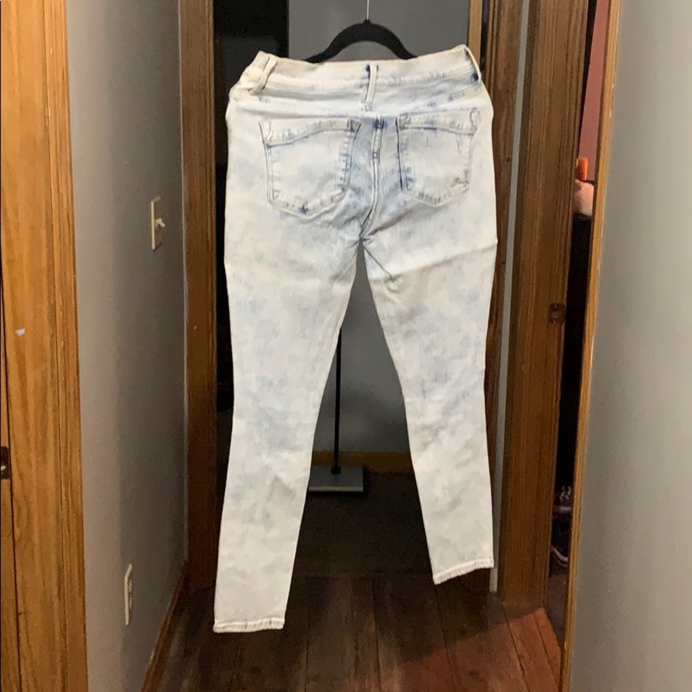 Express Distressed Legging Mid Rise - Picture 2 of 4